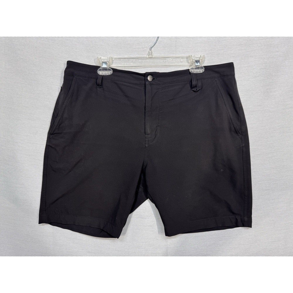 TENTREE 10Tree Mens Chino Short Sz 36 Black Organic Cotton Casual Hiking Walking